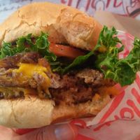 The double! A M A Z I N G at Monty's Good Burger in Riverside