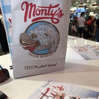 Monty at Monty's Good Burger in Riverside