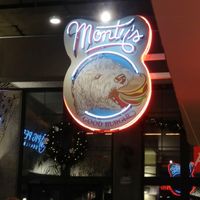 Its Logo! 😎 at Monty's Good Burger in Riverside