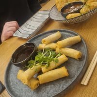 Veggie spring rolls at Yakuza - Elizabetes in Riga