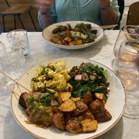 Customised bowl (cauliflower without yogurt dressing to make it vegan!) at The Harvest in Rotterdam