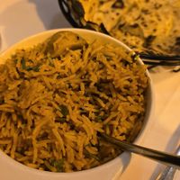 Vegan mushroom rice at Calcutta Club in Nottingham