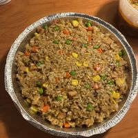 Garden fried rice   at Affinity Vegetarian Garden in Winnipeg