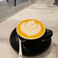 Turmeric latte at The Cakery - Lee Garden in Hong Kong Island