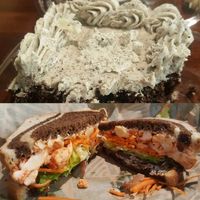 Cookies and Creme Cake and Buffalo Cauliflower Sandwich  at Whole Foods Market in Chandler