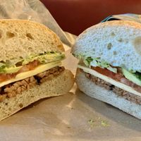 Vegan TTLA (tempeh, tomato, lettuce, avocado + added chao cheese) at Whole Foods Market in Chandler