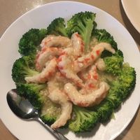 Vegan Shrimp  at Delicious Vegetarian Restaurant in Winnipeg