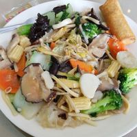 Veggie Lunch Special at Delicious Vegetarian Restaurant in Winnipeg