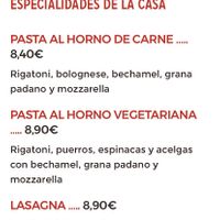 Carta at Macchina Pasta Bar in Barcelona