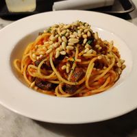 Spaghetti Pomodoro at Macchina Pasta Bar in Barcelona