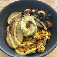 Farmers breakfast with tofu scramble   at Lexi's Healthy Eatery in Rosebank
