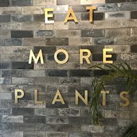 Appropriate signage  at Lexi's Healthy Eatery in Rosebank