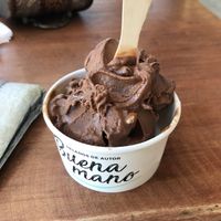 Vegan ice cream  at Curcuma in Pichilemu