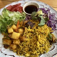 Curcuma dish at plate  at Curcuma in Pichilemu