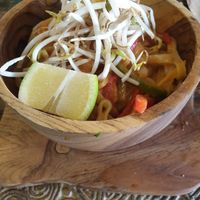 Wonderful noodles! at Curcuma in Pichilemu