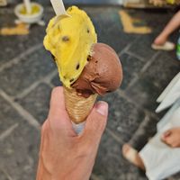 Dark lindt chocolate and passionfruit at Fresco in Sorrento