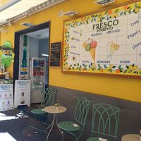 A bit of seating outside at Fresco in Sorrento