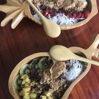 The bowls  at Ukku Acai Bar in Puerto Ayora