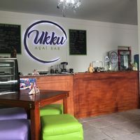 Inside  at Ukku Acai Bar in Puerto Ayora