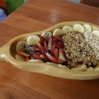 Smoothie bowl variant at Ukku Acai Bar in Puerto Ayora