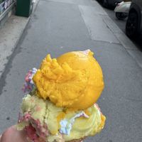 Pride flavor and mango  at Schelato in Vienna
