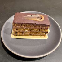 Vegan carrot cake   at Dandelion Chocolate in San Francisco