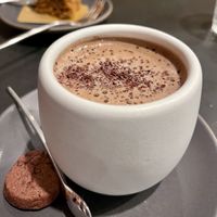 Spiced hot chocolate   at Dandelion Chocolate in San Francisco