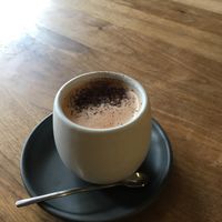 Spicy Mexican hot chocolate  at Dandelion Chocolate in San Francisco