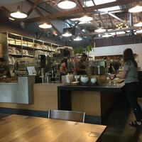 In side the chocolate shop  at Dandelion Chocolate in San Francisco