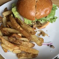 Veggie Burger at Press Mobile in Johnstown