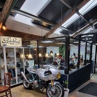 Hall at The Bike Shed Motorcycle Club in London