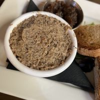 Mushroom walnut pate  at The Bike Shed Motorcycle Club in London