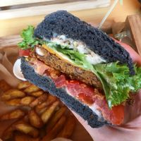 Original flower burger 🤗🌈🍔 at Flower Burger in Rotterdam