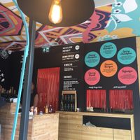 Inside at Flower Burger in Rotterdam