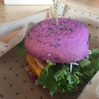 Burger at Flower Burger in Rotterdam