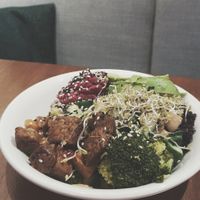 Tempeh bowl at SLA - Oude Binnenweg in Rotterdam