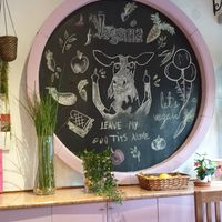 Bonito dibujo en Vegania. at Vegania in Madrid