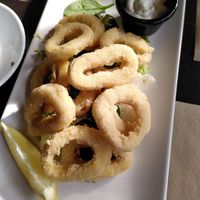 Calamari...spectacular!! at Vegania in Madrid