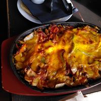 Fajitas at Vegania in Madrid