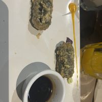 estos rollitos de fideos estaban brutales  at Vegania in Madrid