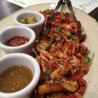 Fajitas de jack fruit at Vegania in Madrid