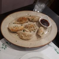 Gyozas at Vegania in Madrid