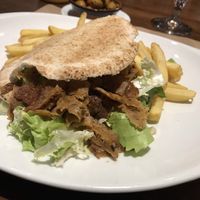 Kebup de seitan casero at Vegania in Madrid