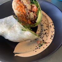 Tempeh wrap  at Paseyo in Mullumbimby