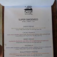 Smoothies at Paseyo in Mullumbimby