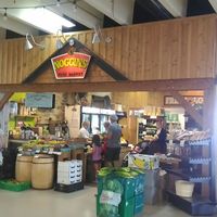 Outside at Noggins Corner Farm Market in Dartmouth