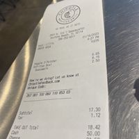 Receipt   at Chipotle in Daytona Beach