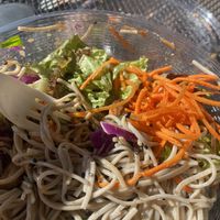 Tempeh buckwheat noodle salad   at Choice Health Bar in Paia