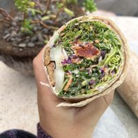 caesar tempeh wrap  at Choice Health Bar in Paia