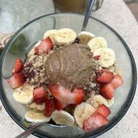 açaí bowl  at Choice Health Bar in Paia